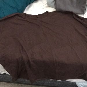 Oversized Brown T-shirt dress